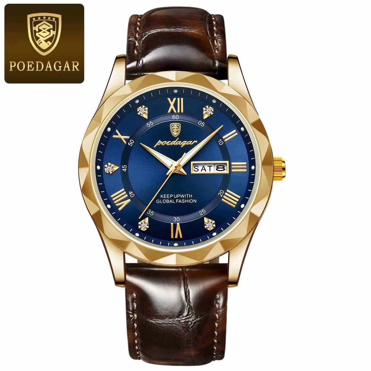 POEDAGAR 615L NEW Coffee Gold Blue