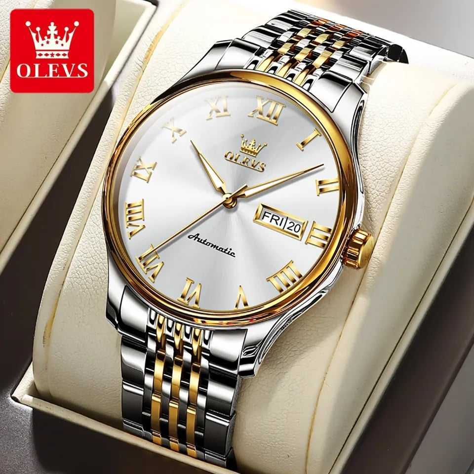 OLEVS 9929 Silver Gold White